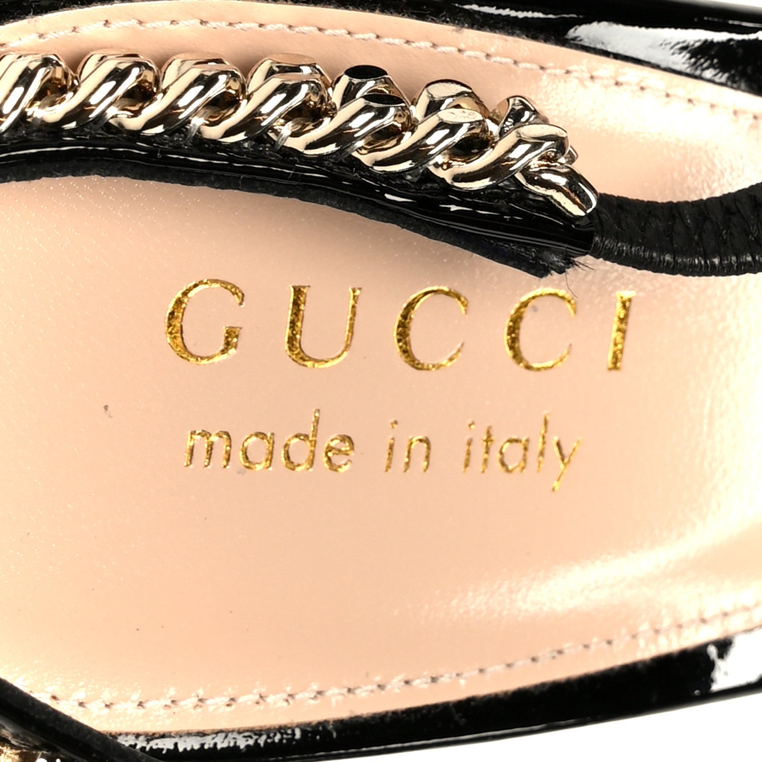 Gucci Tela Retino Patent Signoria 105mm Slingback Pumps 40 Black