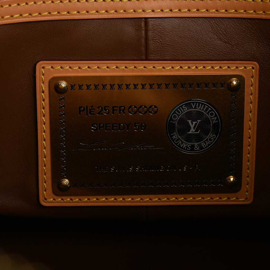 Louis Vuitton Calfskin Monogram Speedy P9 Bandouliere 50 Frozen Lime
