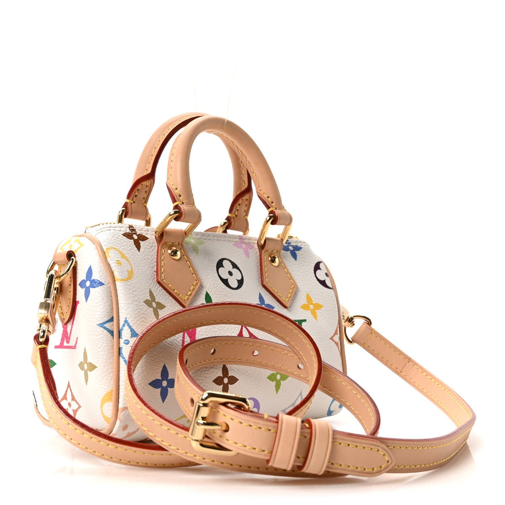 Louis Vuitton LV X TM Monogram Multicolor Nano Speedy White