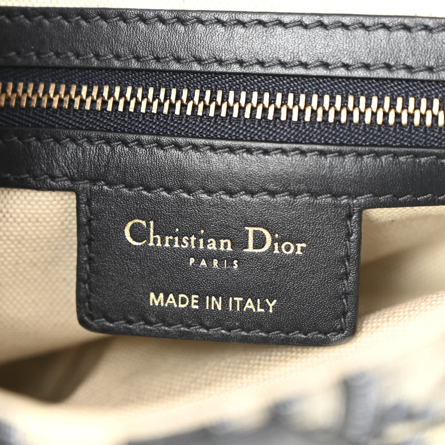 Christian Dior Oblique Saddle Bag Blue