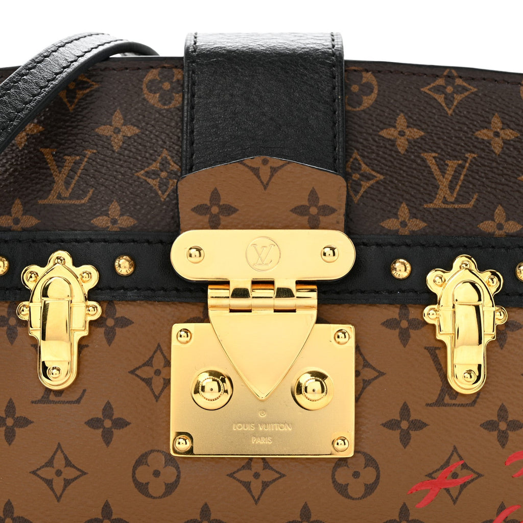 Louis Vuitton Reverse Monogram Trunk Clutch