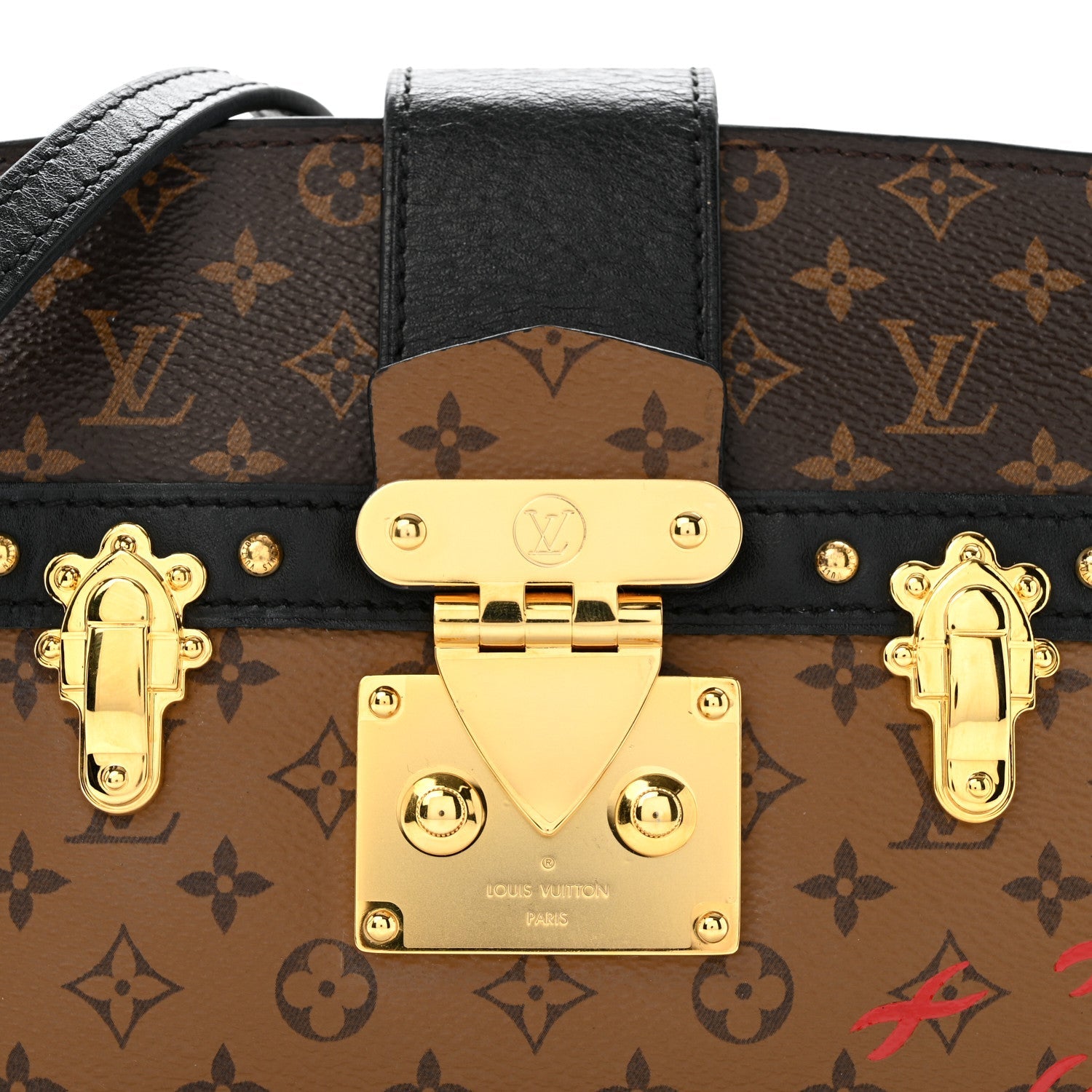 Louis Vuitton Reverse Monogram Trunk Clutch