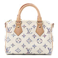 Louis Vuitton Monogram Jacquard Fabric Speedy Bandouliere 20 Multicolor Beige