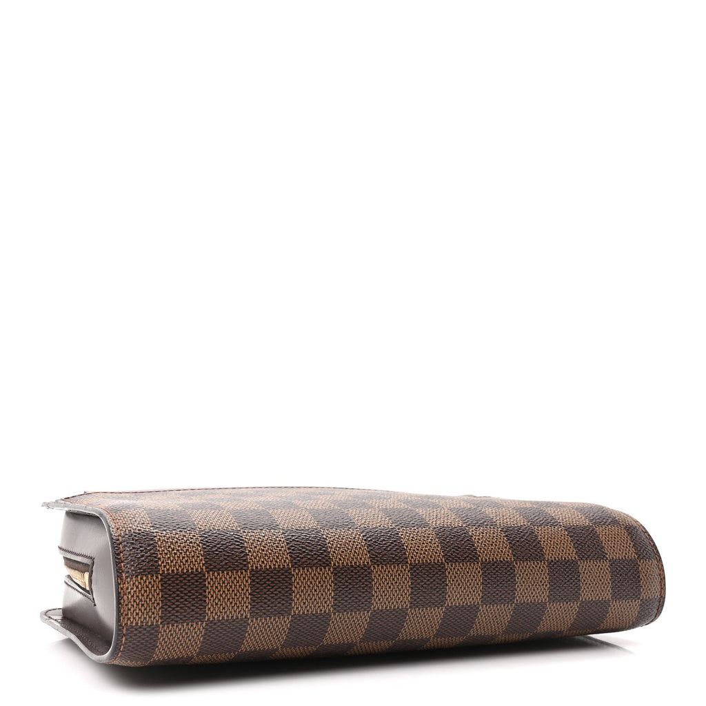 Louis Vuitton Damier Ebene Pochette Saint Louis Clutch