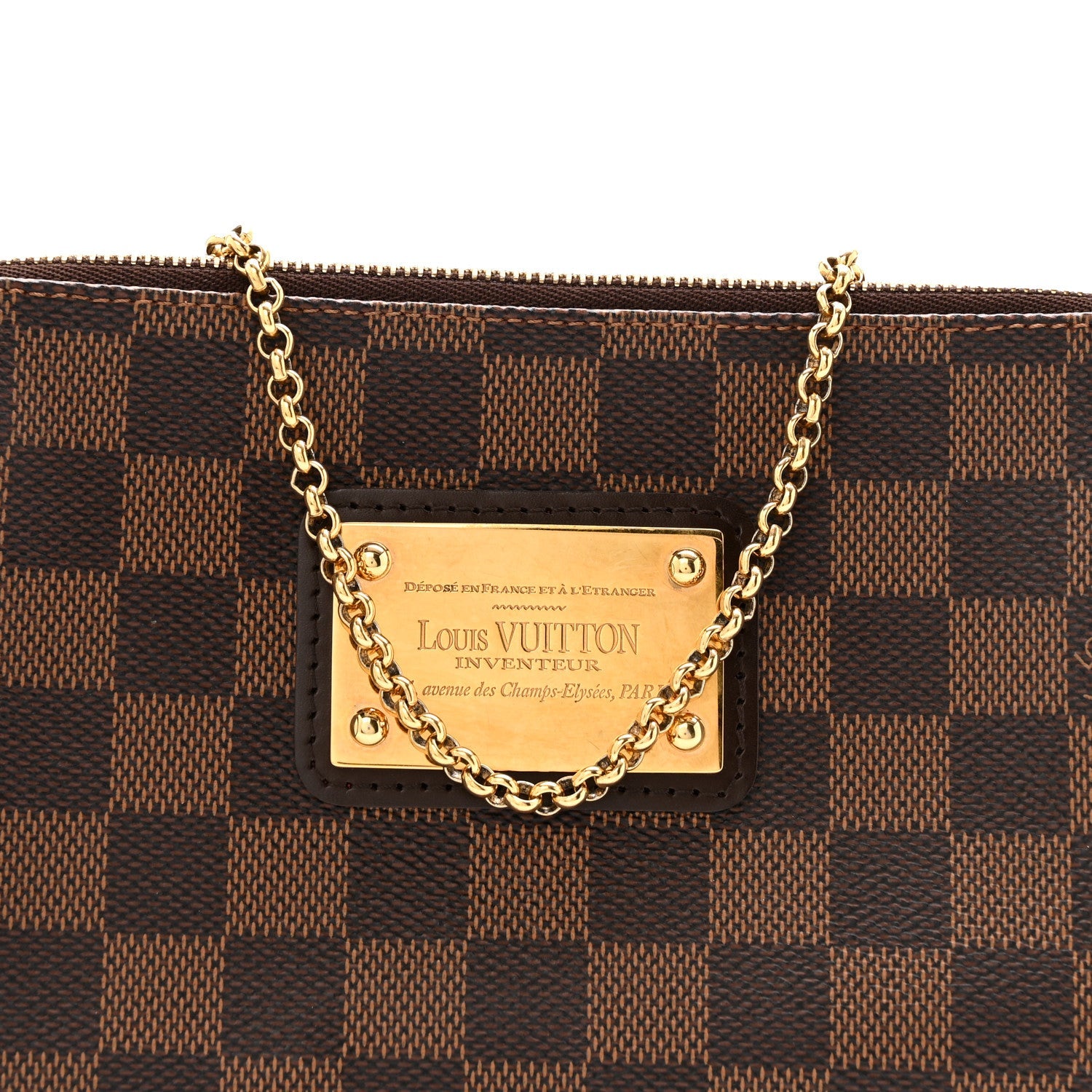 Louis Vuitton Damier Ebene Eva Clutch
