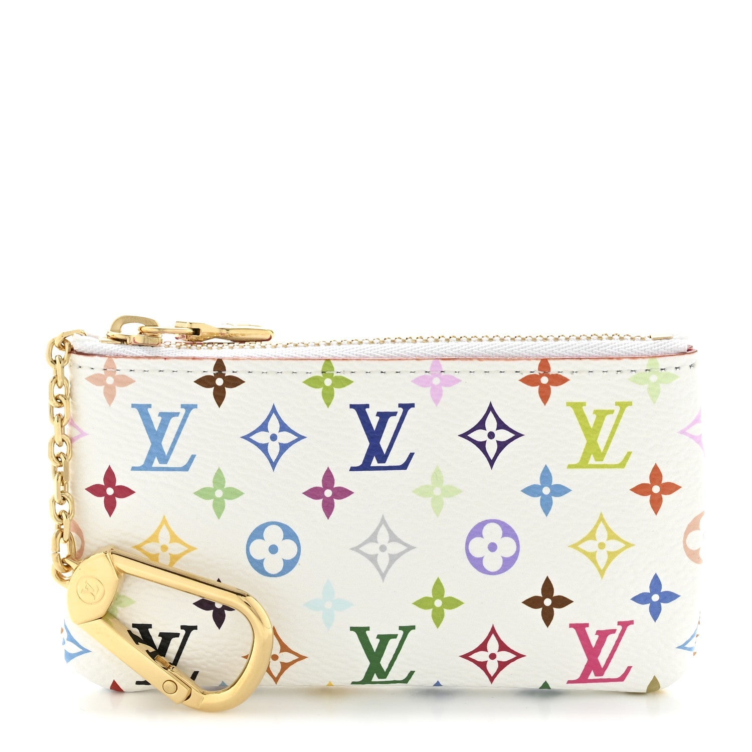 Louis Vuitton LV X TM Monogram Multicolor Key Pouch White