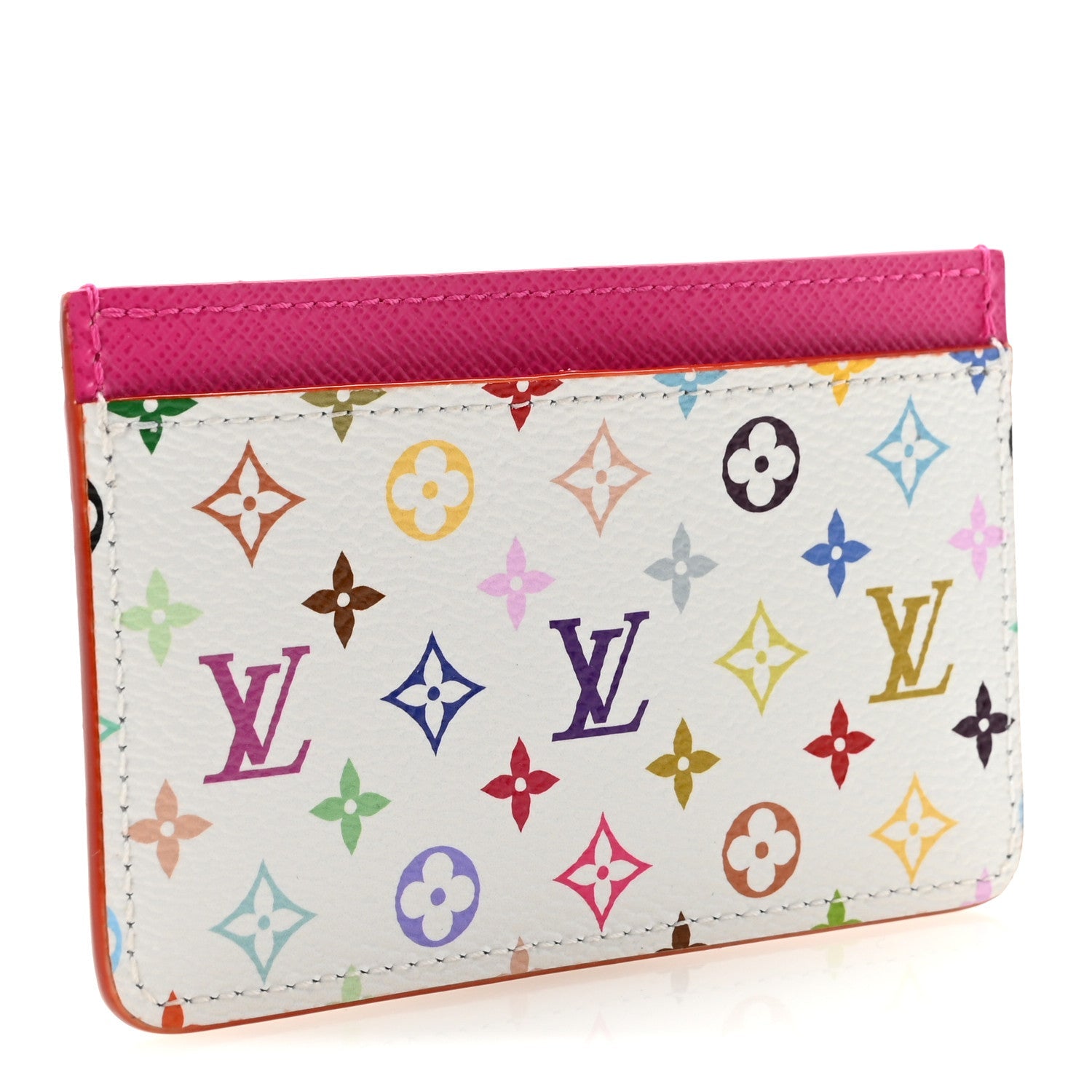Louis Vuitton LV X TM Monogram Multicolor Card Holder Kawaii Pink