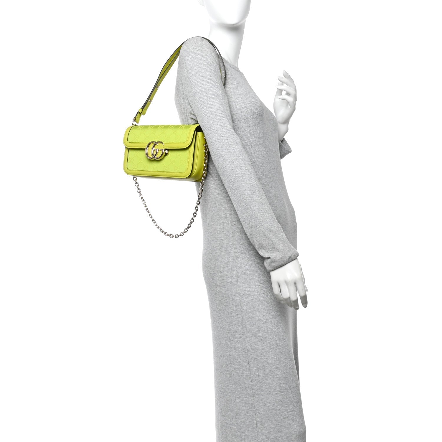 Gucci Monogram Go Small Shoulder Bag Firefly