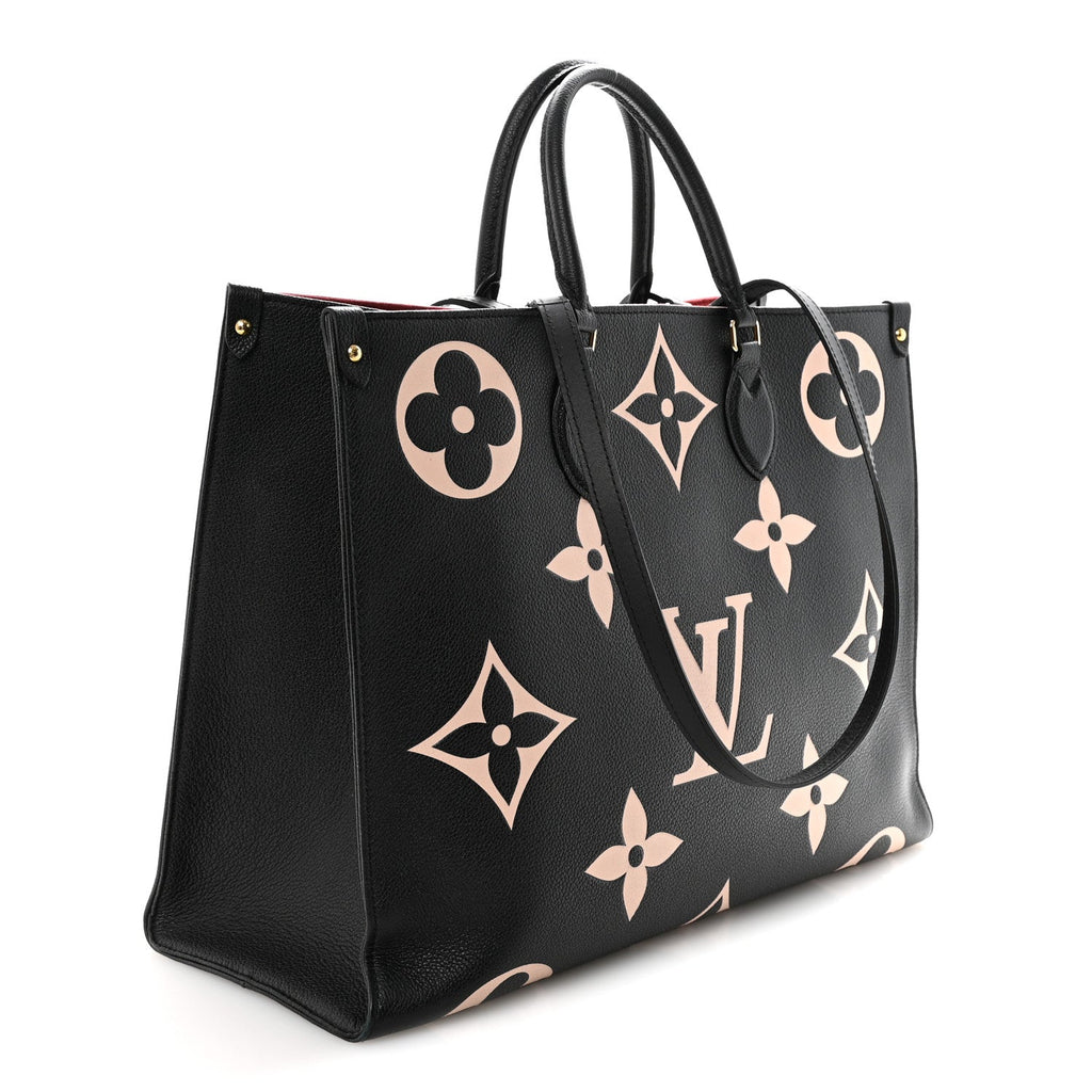 Louis Vuitton Empreinte Monogram Giant Onthego GM Black Beige