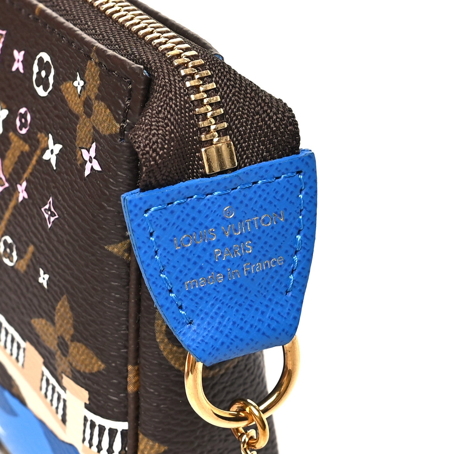 Louis Vuitton Monogram 2019 Christmas Animation Mini Venice Pochette Accessories Blue