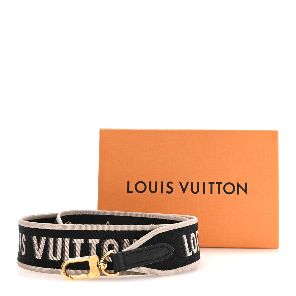 Louis Vuitton Jacquard Diane Shoulder Strap Black Ivory