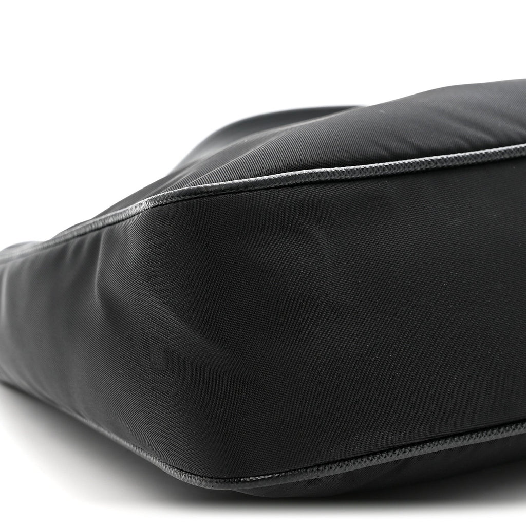 Prada Tessuto Nylon Saffiano Mini Re-Edition 2005 Bag Black