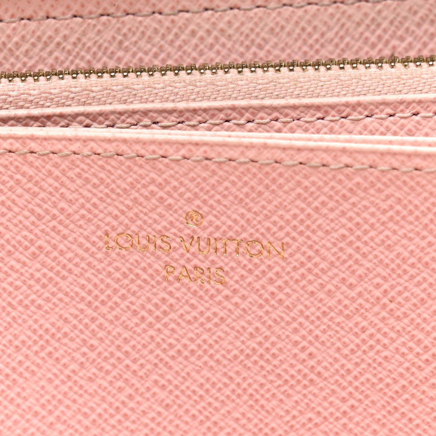 Louis Vuitton Monogram Zippy Wallet Rose Ballerine