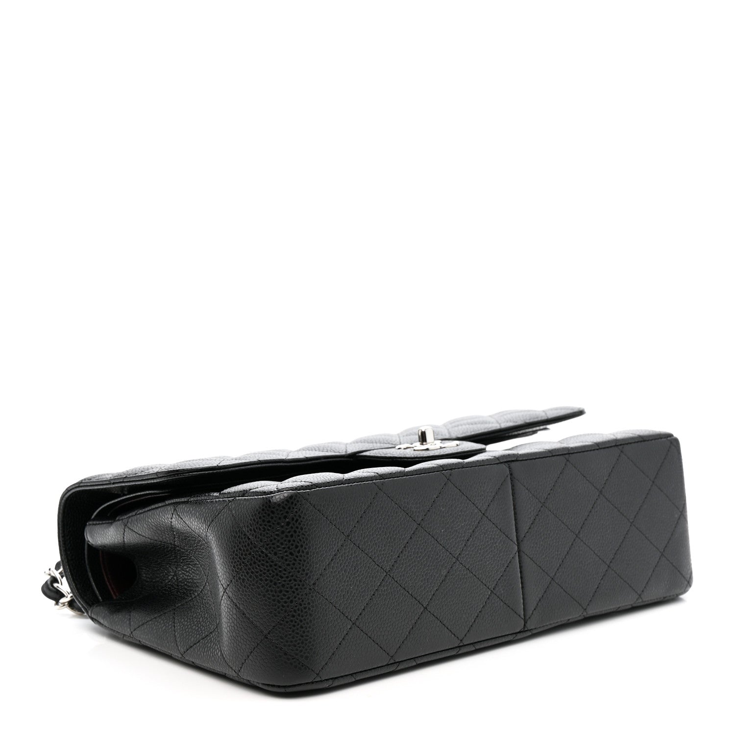 Chanel Caviar Quilted Jumbo Double Flap Black