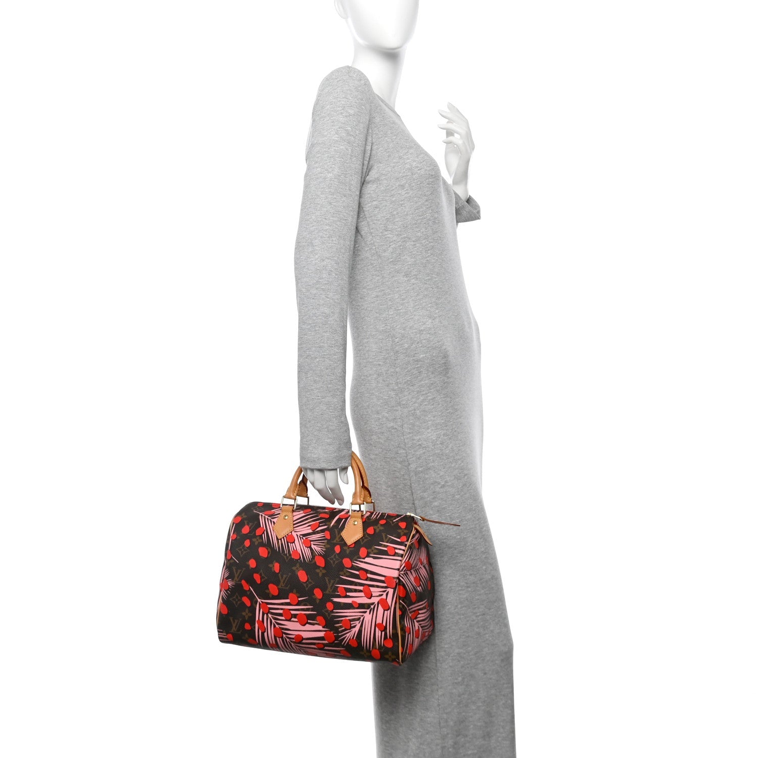 Louis Vuitton Monogram Jungle Dots Speedy 30 Sugar Pink Poppy