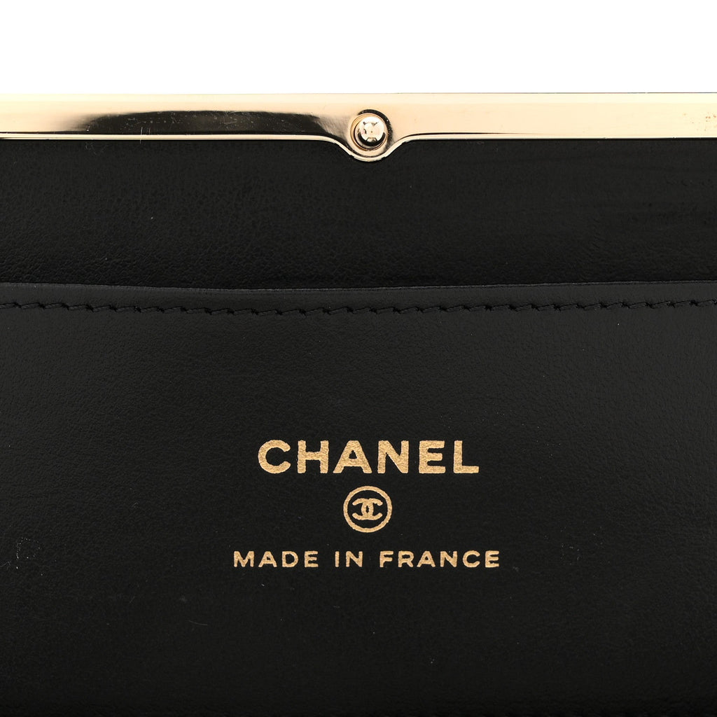 Chanel Patent Calfskin Boy Minaudiere Black