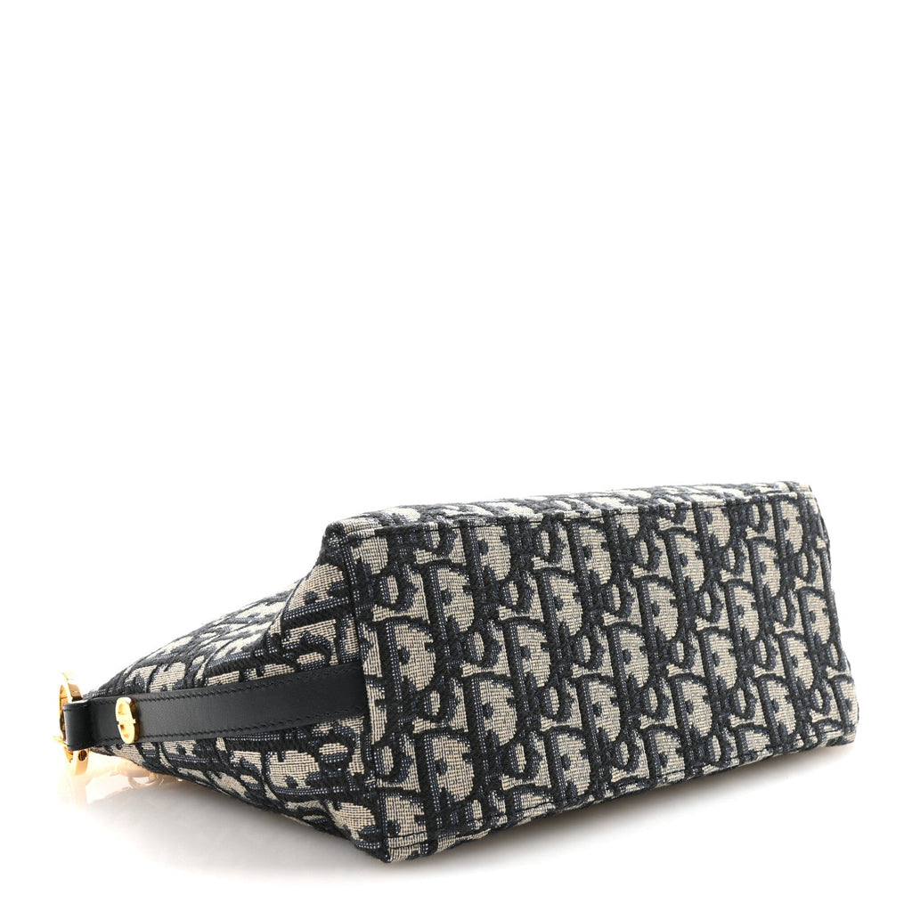 Christian Dior Oblique DiorStar Hobo Bag Blue