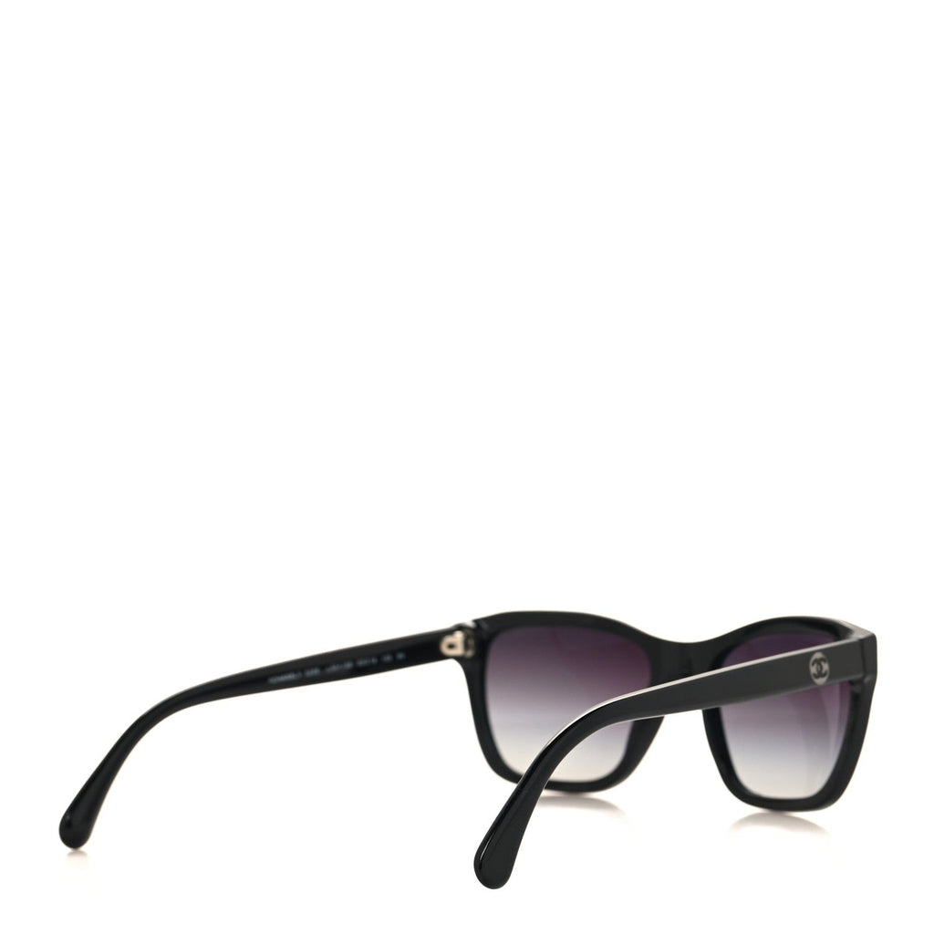 Acetate CC Square Sunglasses 5266 Black