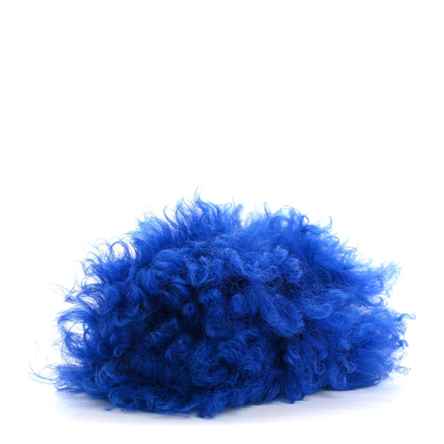 Chanel Shearling Lambskin CC Hook Card Holder Blue