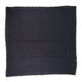 Louis Vuitton Silk Wool Monogram Shawl Charcoal Grey