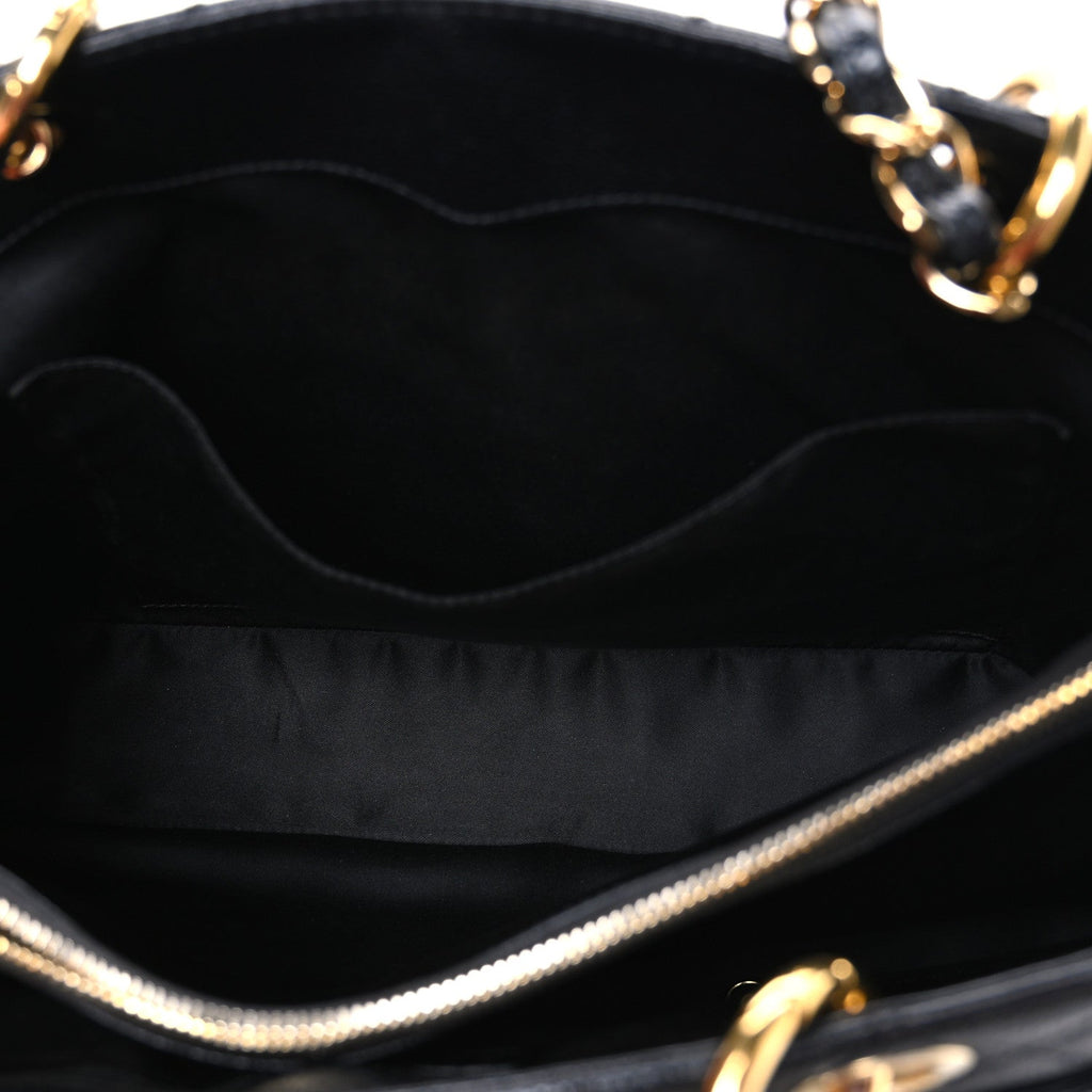 Chanel Caviar Quilted Grand Shopping Tote GST Black