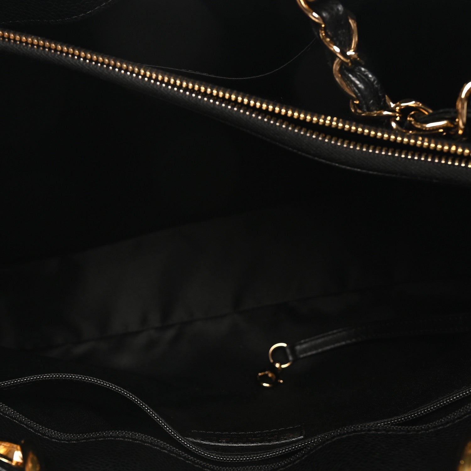 Chanel Caviar Quilted Grand Shopping Tote GST Black