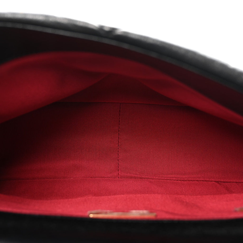 Chanel Goatskin Quilted Large Chanel 19 Flap Black