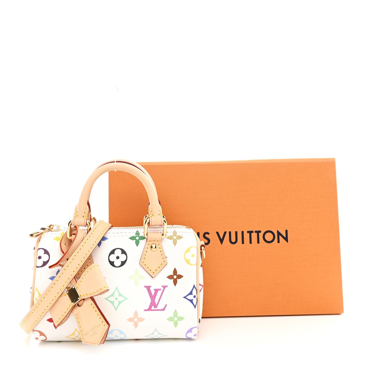 Louis Vuitton LV X TM Monogram Multicolor Nano Speedy White