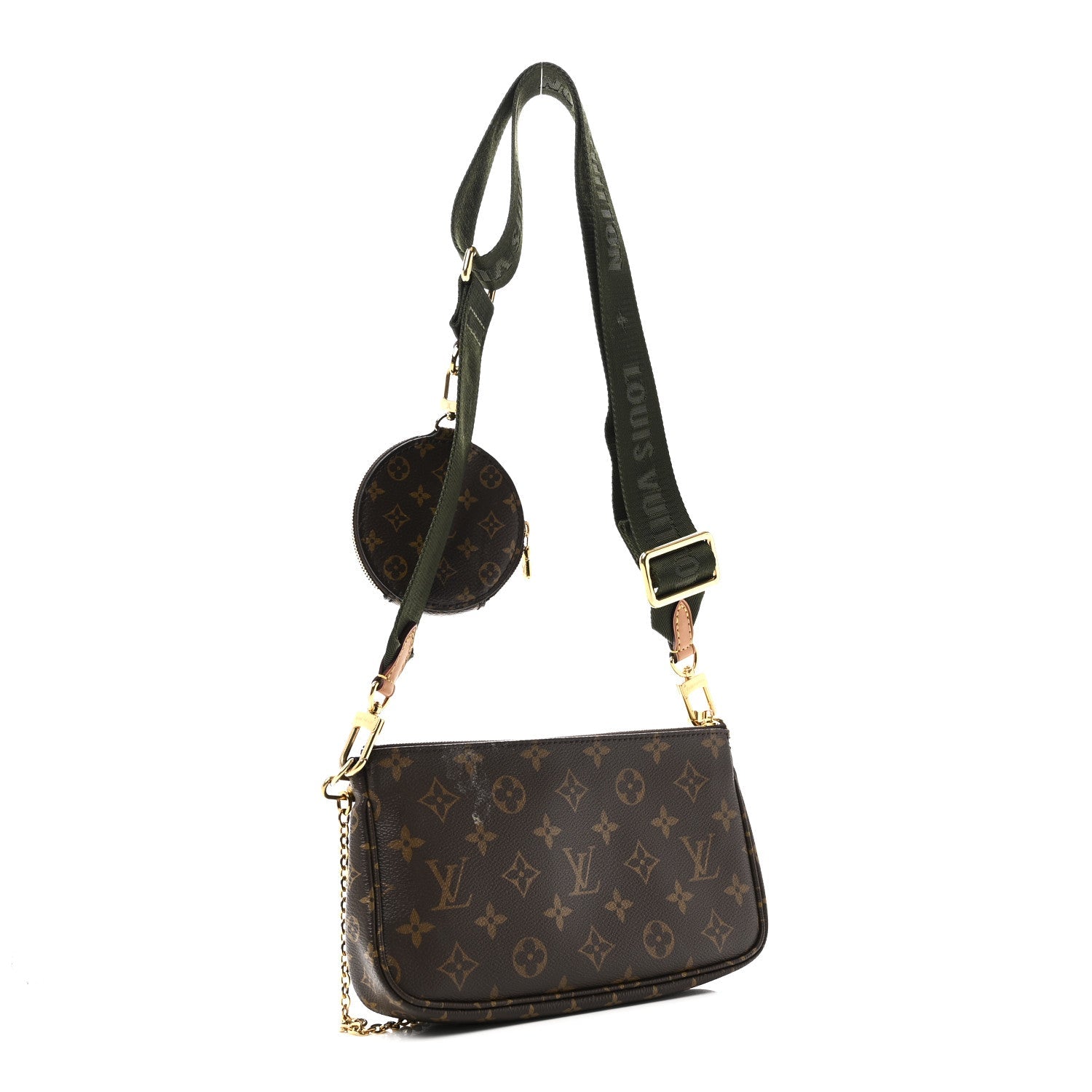 Louis Vuitton Monogram Multi Pochette Accessories Kaki