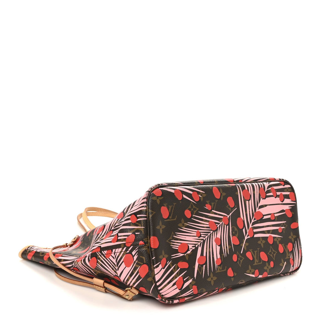Louis Vuitton Monogram Jungle Dots Neo Neverfull MM Sugar Pink Poppy