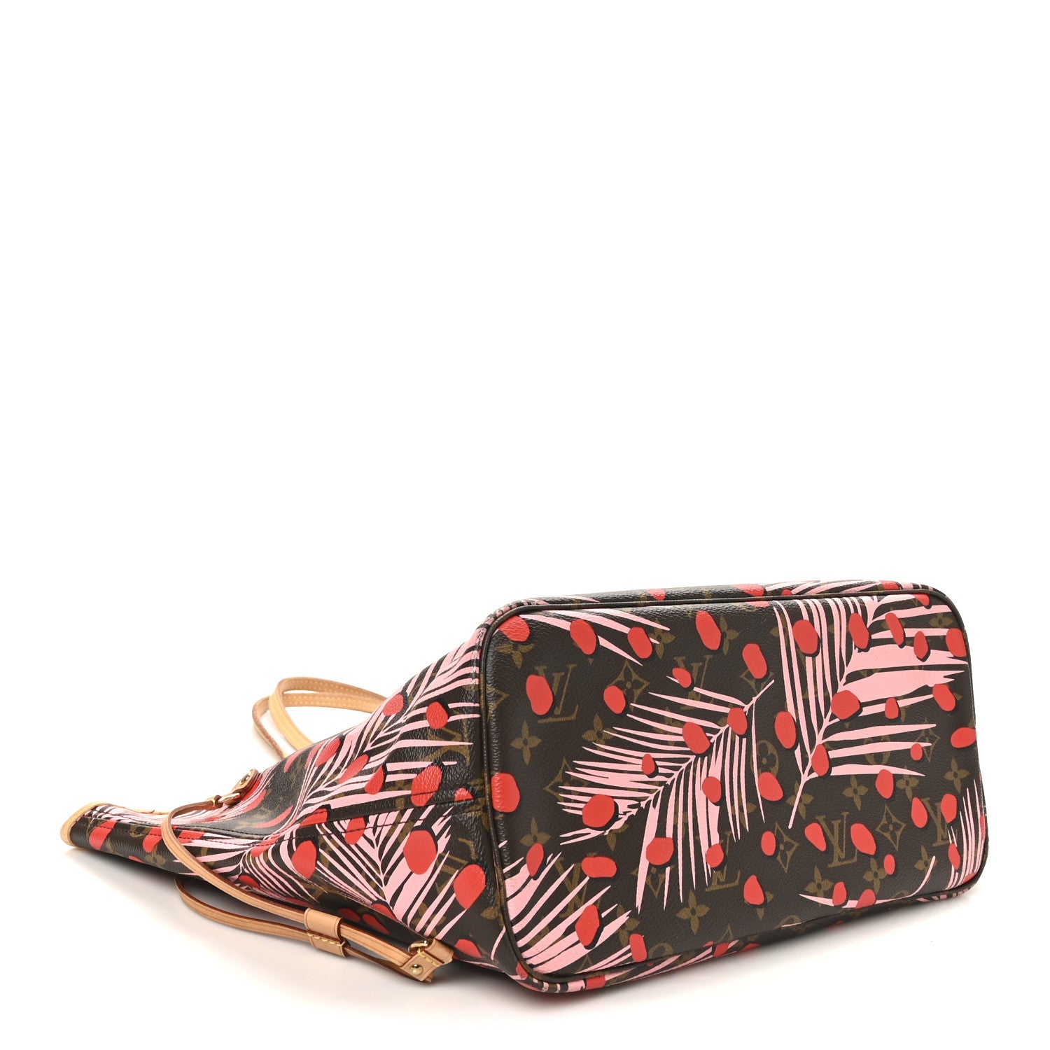 Louis Vuitton Monogram Jungle Dots Neo Neverfull MM Sugar Pink Poppy