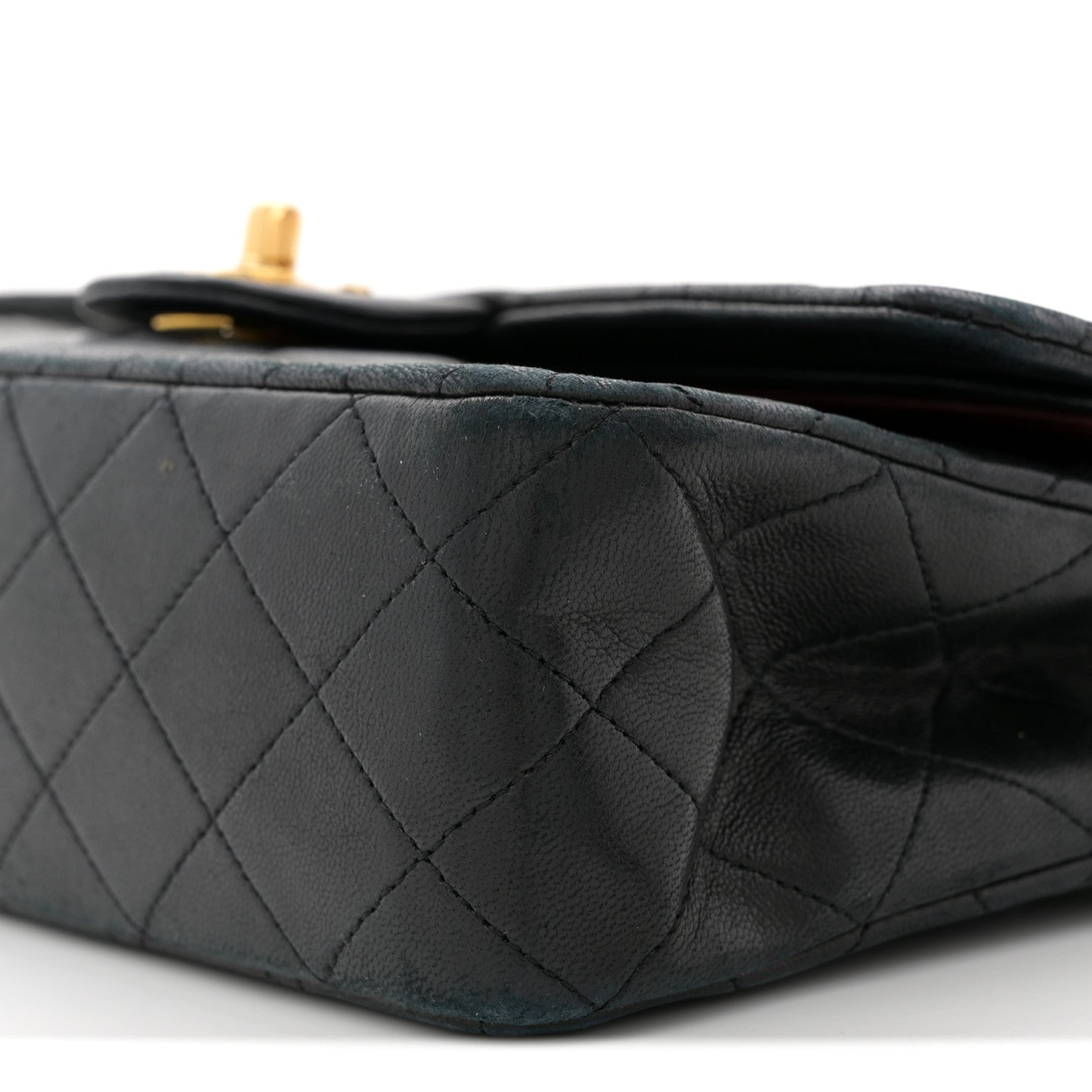 Chanel Lambskin Quilted Medium Double Flap Black