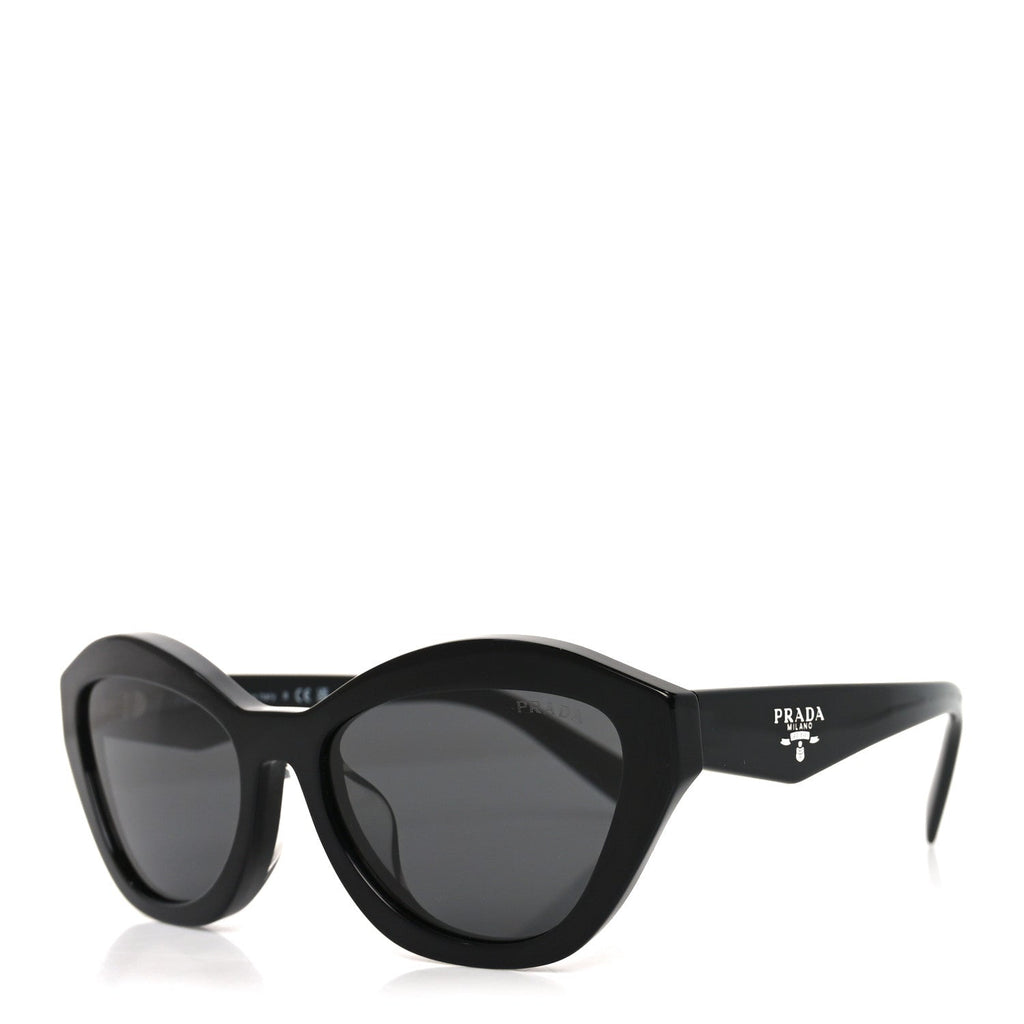 Prada Acetate Logo Sunglasses SPR A02-F Black