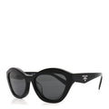 Prada Acetate Logo Sunglasses SPR A02-F Black