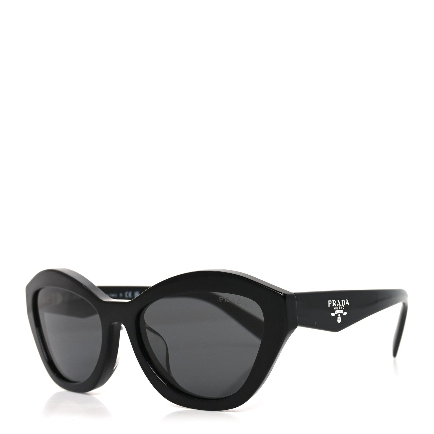 Prada Acetate Logo Sunglasses SPR A02-F Black
