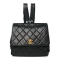 Chanel Caviar Quilted Backpack Black