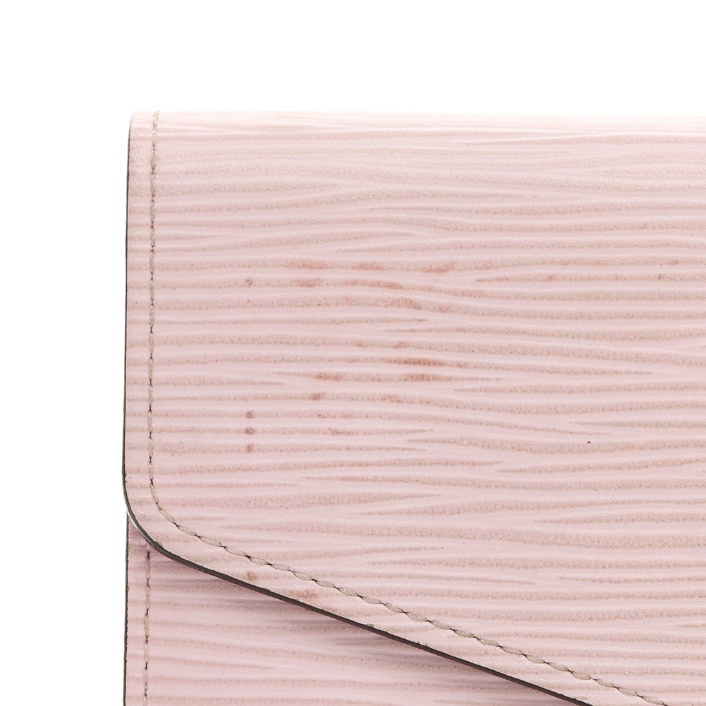 Louis Vuitton Epi Sarah Wallet NM Rose Ballerine