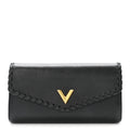 Louis Vuitton Monogram Cuir Plume Very Wallet Black