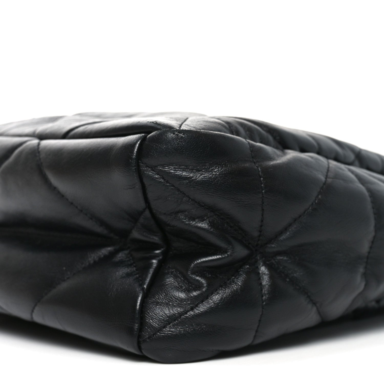 Prada Nappa Quilted Medium Dynamique Tote Black