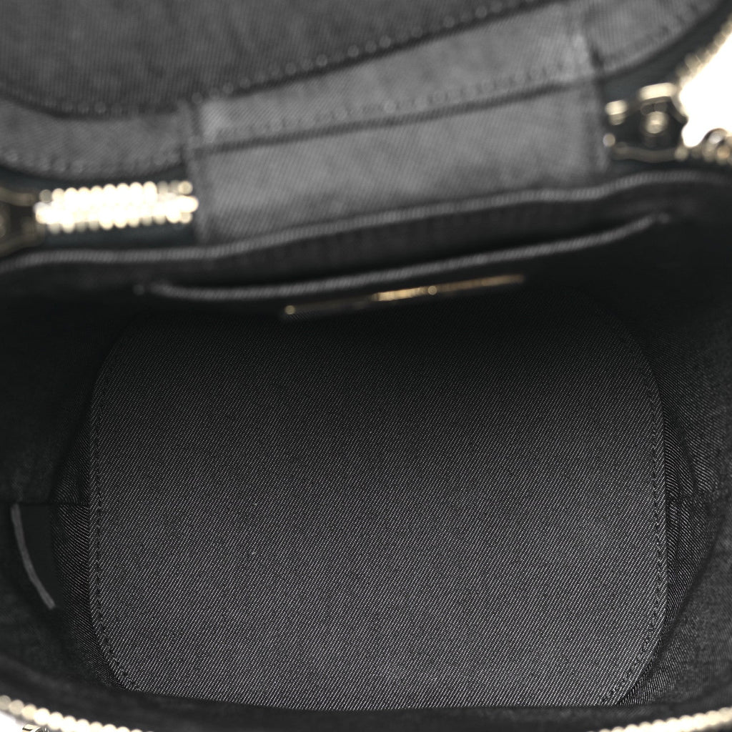 Chanel Lambskin Timeless Vanity Cosmetic Case Black