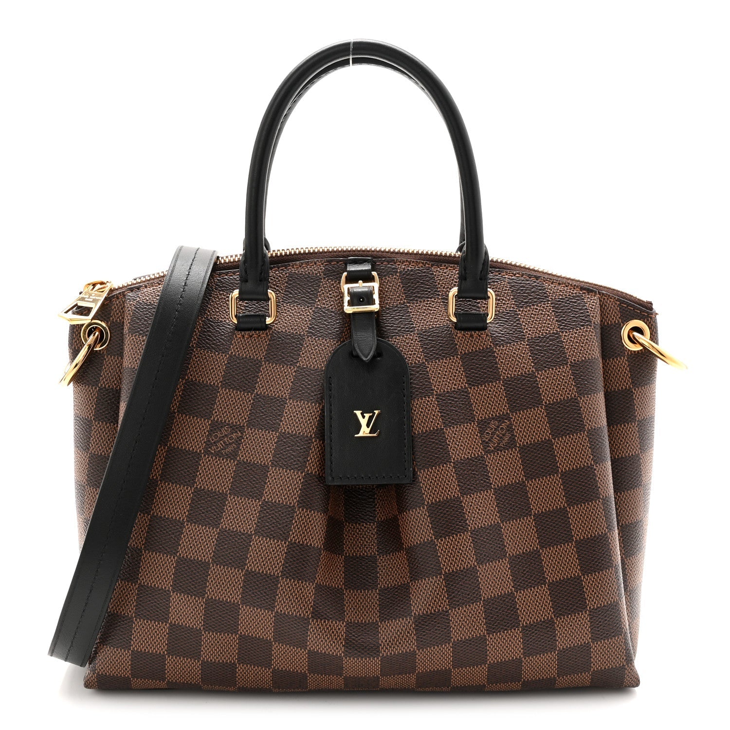 Louis Vuitton Damier Ebene Odeon Tote PM Black