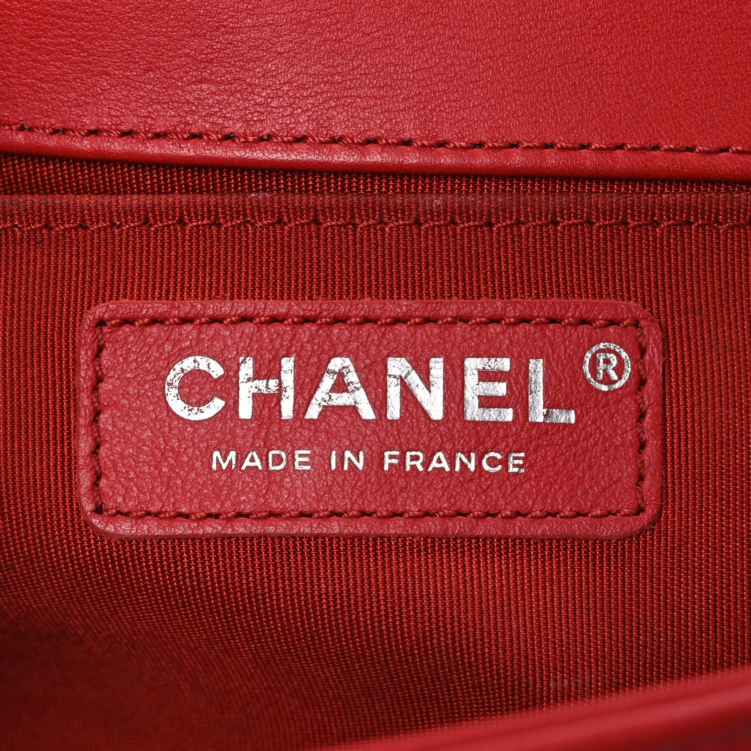 Chanel Lambskin Quilted Medium Boy Flap Red