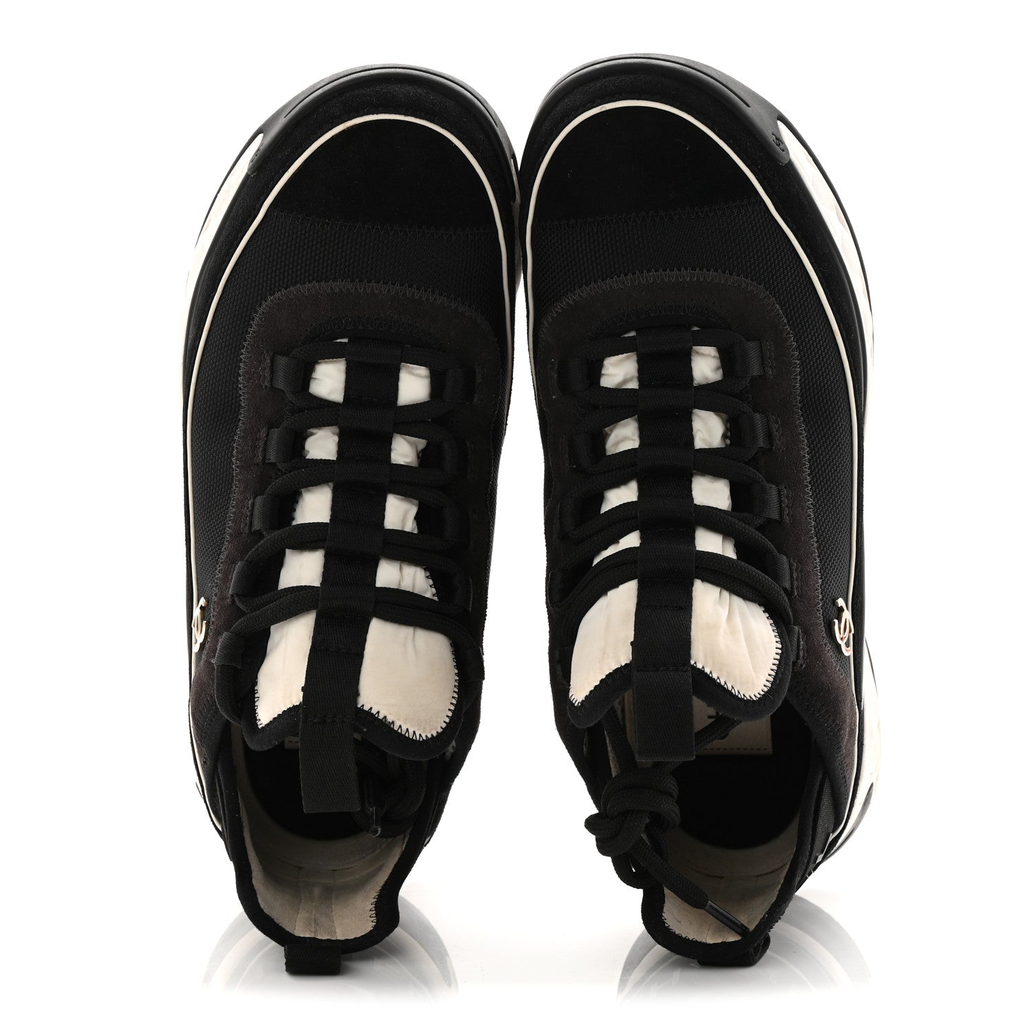 Fabric Suede CC Sneakers 39 Black