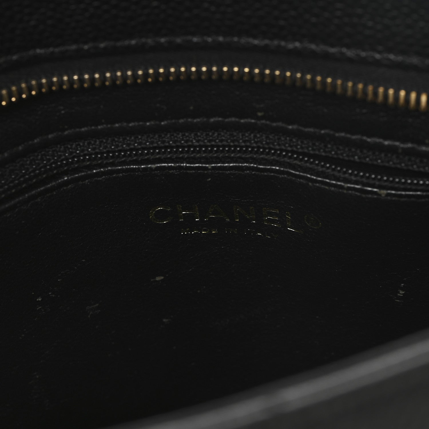 Chanel Caviar Quilted Medallion Tote Black