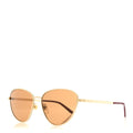 Gucci Metal Cat Eye Sunglasses Gold Purple
