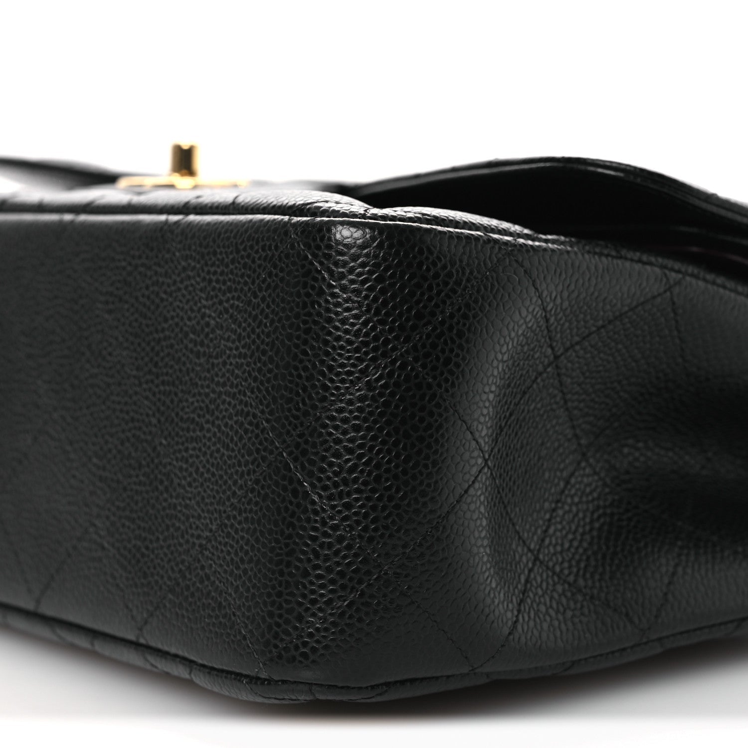 Chanel Caviar Quilted Jumbo Double Flap Black