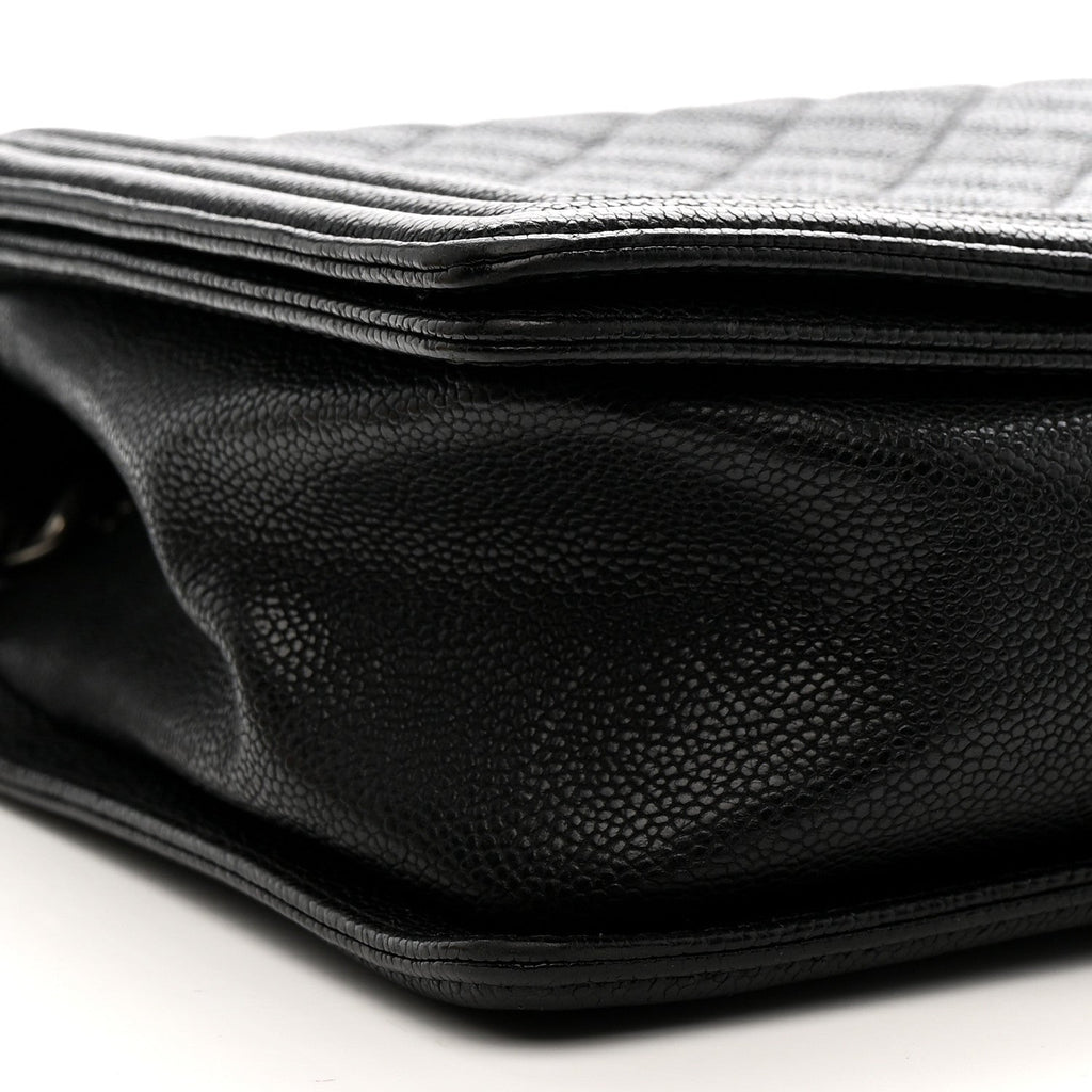 Chanel Caviar Quilted New Medium Boy Flap Black