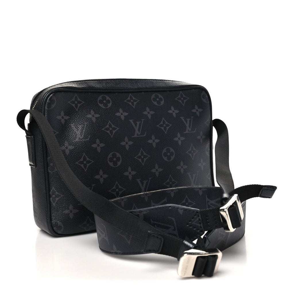 Louis Vuitton Taiga Monogram Eclipse Outdoor Messenger Black
