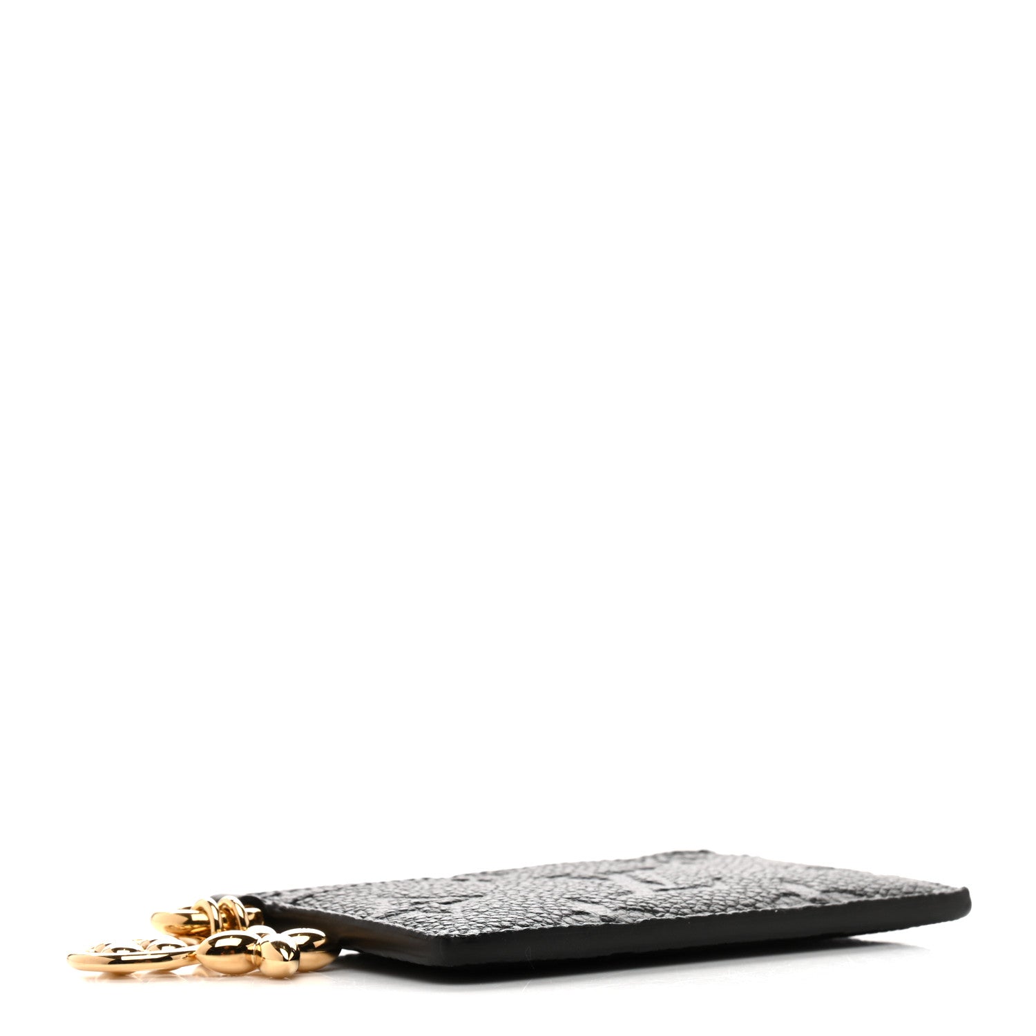 Louis Vuitton Empreinte Monogram LV Charms Card Holder Black