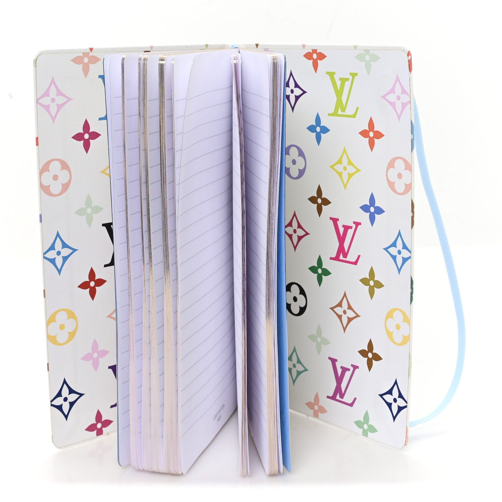 Louis Vuitton LV x TM Monogram Multicolor Jane Notebook MM White